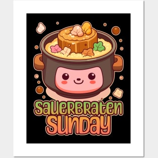 Sauerbraten Sunday Foodie Design Posters and Art